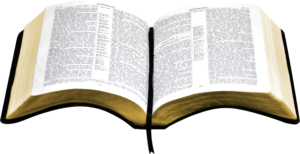 Open Bible – steadfast faith in God’s Word